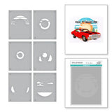 Spellbinders - Scenic Drive Stencil from the Classic Road Legends Collection by Mindy Eggen