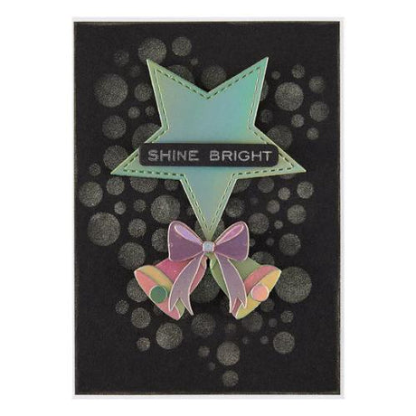 Spellbinders - Lots of Circles Stencils from the All About Christmas Collection by Lisa Horton