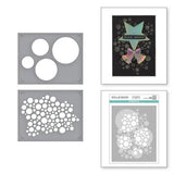 Spellbinders - Lots of Circles Stencils from the All About Christmas Collection by Lisa Horton