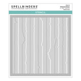 Spellbinders - Tattered Stripes Stencils from the Beautifully Imperfect Collection