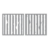 Spellbinders - Tattered Stripes Stencils from the Beautifully Imperfect Collection