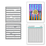 Spellbinders - Tattered Stripes Stencils from the Beautifully Imperfect Collection