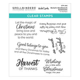 Spellbinders - Nichol's Needlework Sentiments Clear Stamp Set