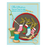 Spellbinders - Nichol's Needlework Sentiments Clear Stamp Set