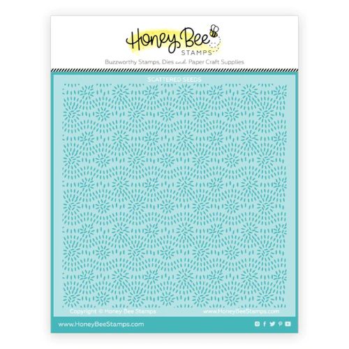 Honey Bee Stamps - Scattered Seeds | Background Stencil