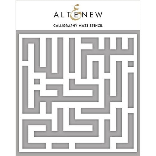 Altenew - Calligraphy Maze Stencil