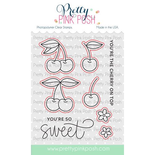 Pretty Pink Posh - Sweet Cherries Coordinating Die Set