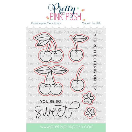 Pretty Pink Posh - Sweet Cherries Coordinating Die Set