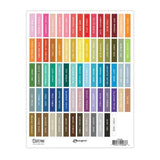 Tim Holtz Distress Ink Pad Label Sheets White Printing
