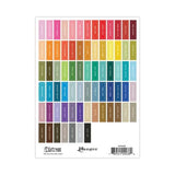 Tim Holtz Distress Mini Ink Pad Label Sheets White Printing