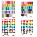 Tim Holtz Distress Label Assortment Sheets Black Printing