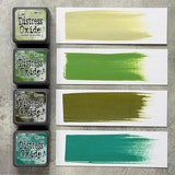 Tim Holtz Distress Mini Oxide Ink Pad Kit #15 Greens