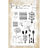 Tracy Evans Flora and Fauna A5 Stamp (TE053)