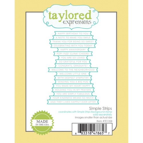 Taylored Expressions - Simple Strips Die