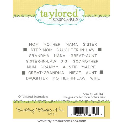 Taylored Expressions - Building Blocks - Her