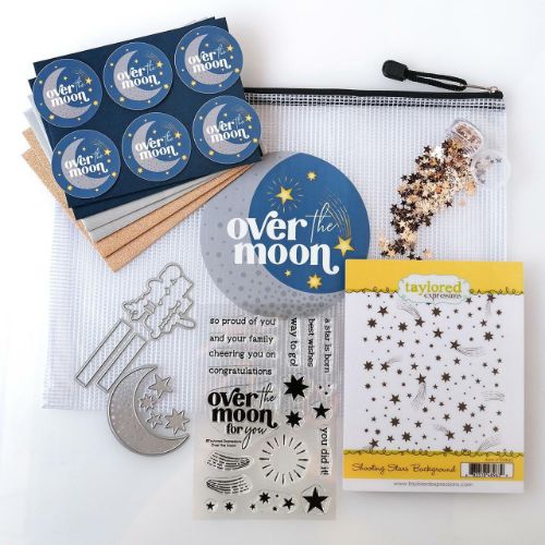 Taylored Expressions - Over the Moon Cardmaking Kit - Postage As Per Actual