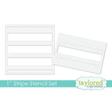 Taylored Expressions - 1" Stripe Stencil Set