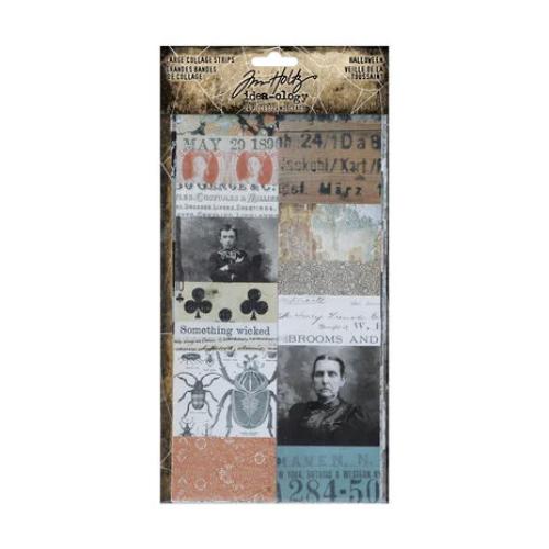 Idea-ology Tim Holtz Halloween Collage Strips Large (TH94394)