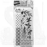 Tim Holtz Mixed-Media Stamps & Stencil Set: Winter Watercolor, Polkadot and Nordic THMM155