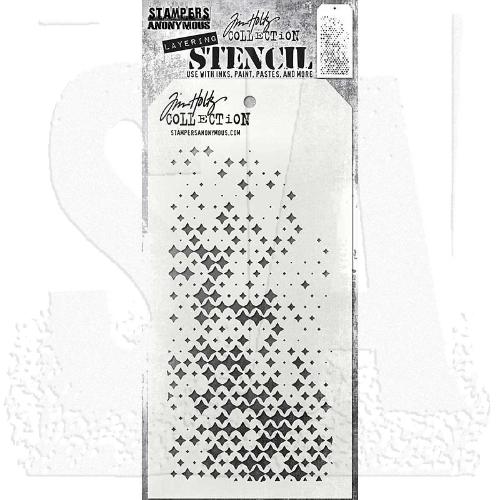 Tim Holtz Layering Stencil: Sparkle Fade