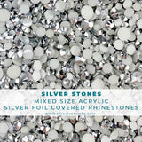 Trinity Stamps - Silver Stones Rhinestone Embellishment Mix