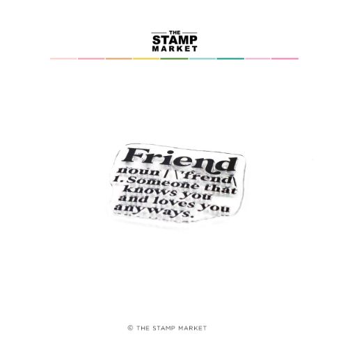 The Stamp Martket - Friend Stamp Set