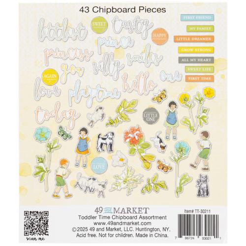 49 & Market - Toddler Time Chipboard Assortment