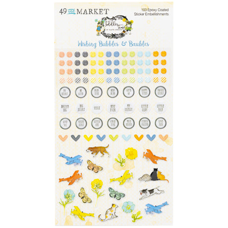 49 & Market - Toddler Time Wishing Bubble Epoxy Stickers