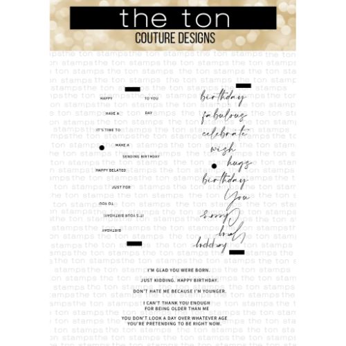 The Ton Stamps - Easy Expressions Birthday - Postage as per actual