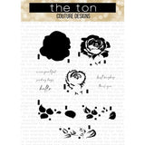 The Ton Stamps - Large Florals: Rose - Postage as per actual