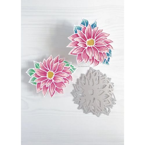 The Ton Stamps - Lovely Dahlia Layering Dies - Postage as per Actual