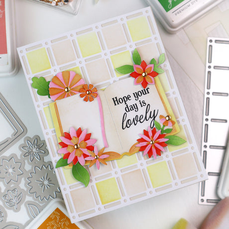 Pinkfresh Studio - Refined Grid Builder stencil