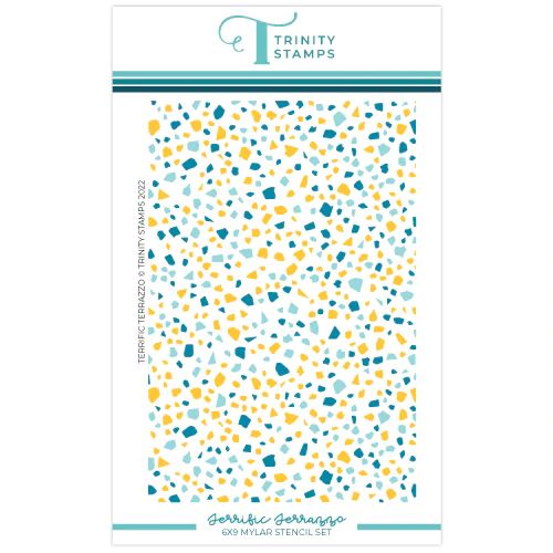 Trinity Stamps - Terrific Terrazzo 6x8 Stencil Set