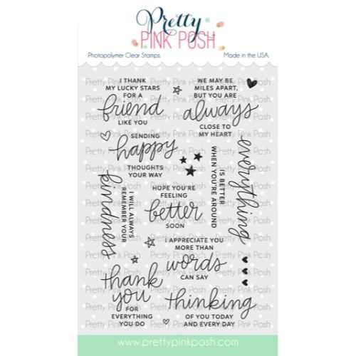 Pretty Pink Posh - Thoughtful Greetings Stamp Set