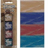 Distress Mini Ink Pads 4/Pkg Kit 12 - Krafters Cart