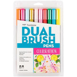 Tombow Dual Brush Pen Set Celebration 10pc