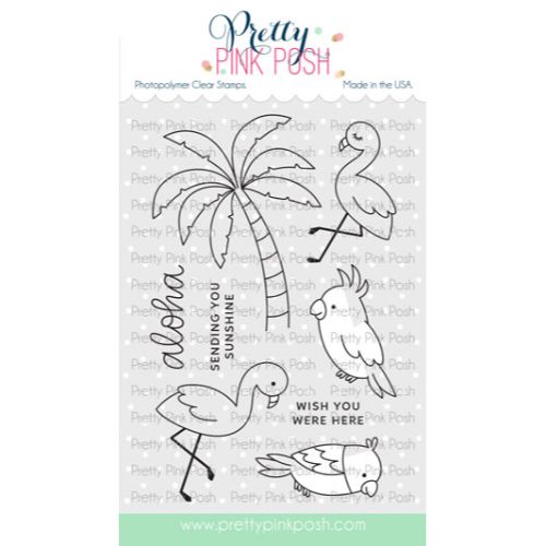 Pretty Pink Posh - Tropical Birds stamp set