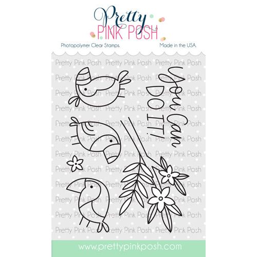 Pretty Pink Posh - Tropical Toucans stamp set