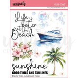 Uniquely Creative - Coastal Bliss Rub-Ons