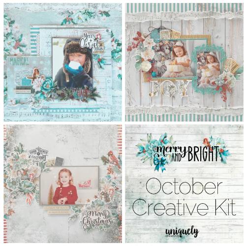 Uniquely Creative - Merry and Bright Creative Kit - Postage as per actual