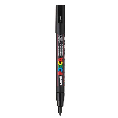 POSCA 3M Fine Bullet Tip Pen Black