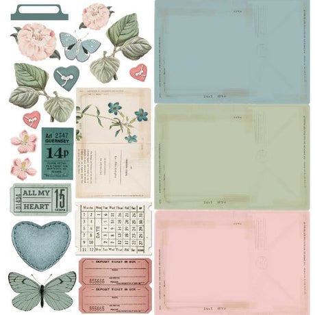 49 And Market Collection Pack 12"X12" Vintage Artistry Tranquility - Postage as per Actual