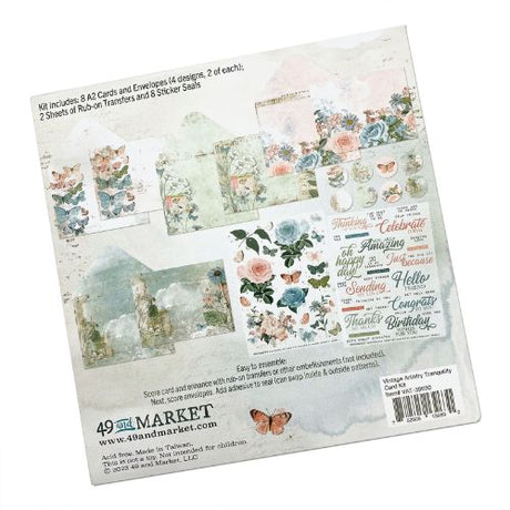 49 And Market Card Kit Vintage Artistry Tranquility - Postage as per Actual