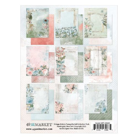 49 And Market Collection Pack 6"X8" Vintage Artistry Tranquility