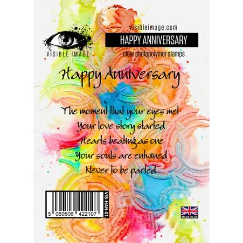 Visible Image - Happy Anniversary A7 Stamp Set (VIS-HAN-01)