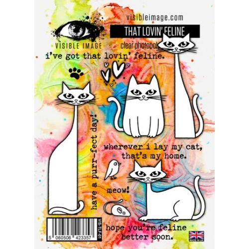 Visible Image - That Lovin' Feline A6 Stamp Set (VIS-TLF-01)