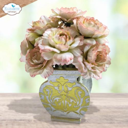 Elizabeth Craft Designs - Floral Vase Die Set (W0002)