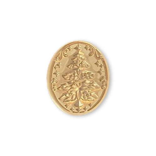 Stamperia The Owl's House Handle with Oval Seal Christmas Tree Wax and Seals (WAX04)