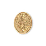 Stamperia The Owl's House Handle with Oval Seal Christmas Tree Wax and Seals (WAX04)