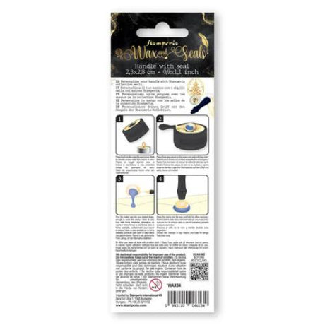 Stamperia The Owl's House Handle with Oval Seal Christmas Tree Wax and Seals (WAX04)